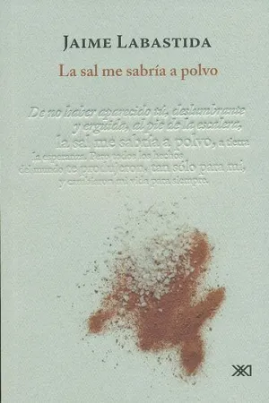 La Sal me Sabría a Polvo