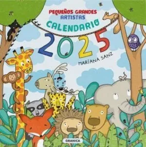 Calendario Pequeños Grandes Artistas 2025 Pared