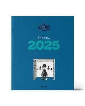 AGENDA QUINO 2025 ENCUADERNADA AZUL