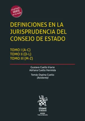 Definiciones en la Jurisprudencia del Consejo de Estado 3 Tomos
