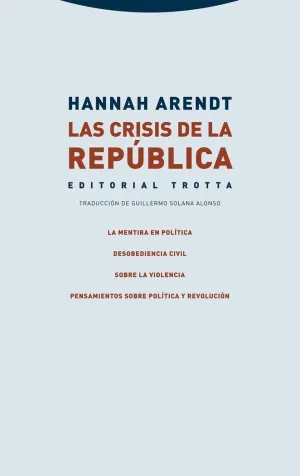 LAS CRISIS DE LA REPÚBLICA