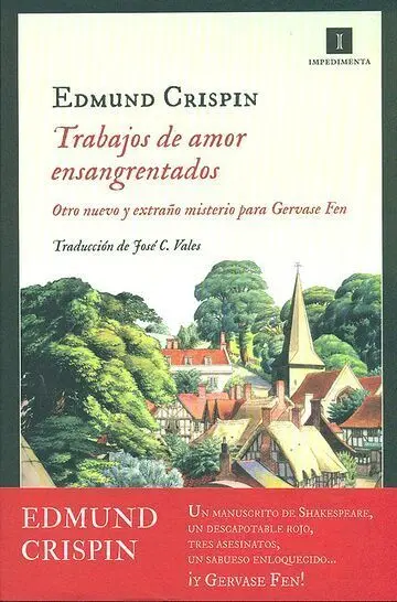 Trabajos de Amor Ensangrentados. Otro Nuevo y Extraño Misterio Gervase Fen