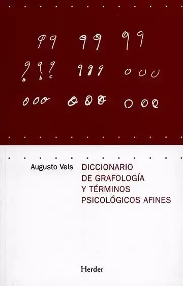 Diccionario de Grafología y Términos Psicológicos Afines