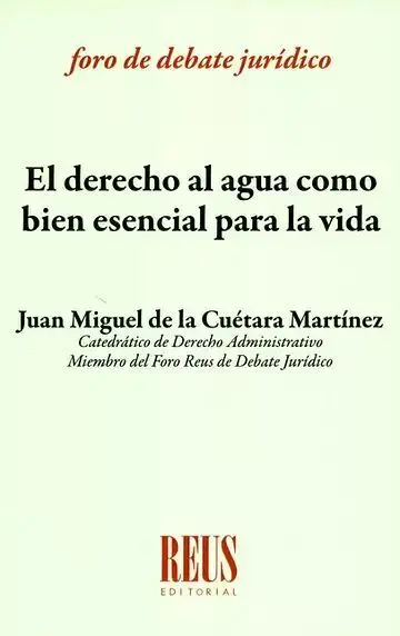 El Derecho Al Agua Como Bien Esencial para la Vida