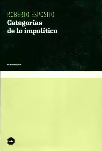 Categorias de lo Impolitico