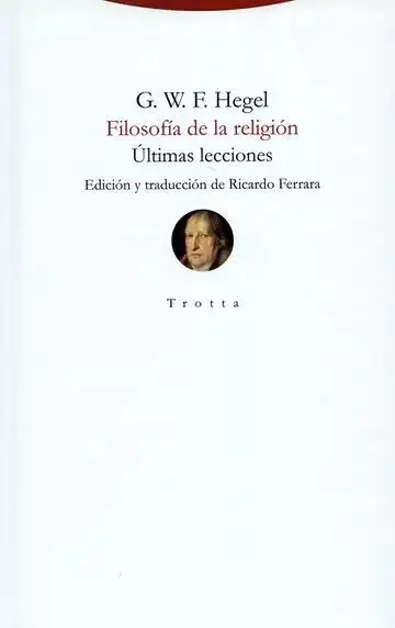 Filosofía de la Religión. Últimas Lecciones