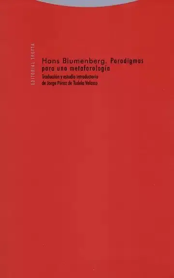 Paradigmas para una Metaforología