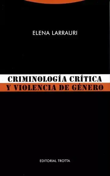 Criminologia Critica y Violencia de Genero