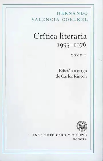 Critica Literaria Tomo I 1955 1976